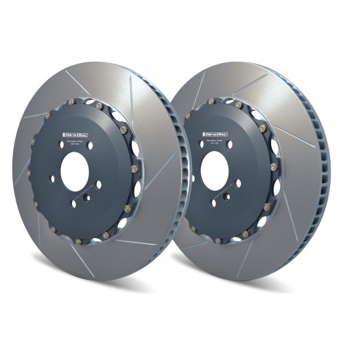 GiroDisc Two Piece Rear Discs 570S 3.8 Twin Turbo (Ceramic Discs)