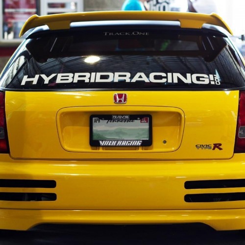 Hybrid Racing Universal HR Banner Sticker