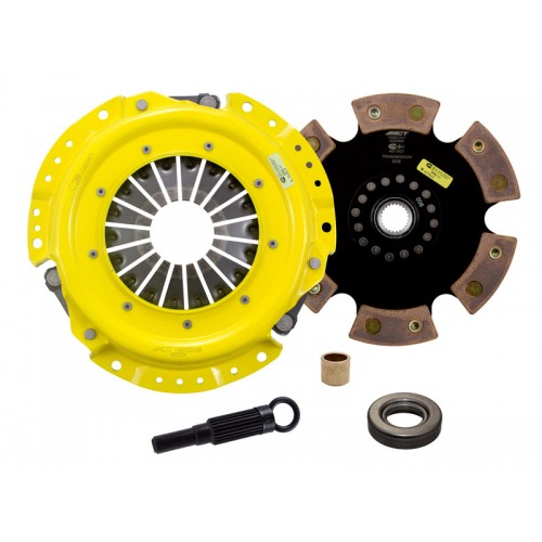 Xtreme 6 Pad Unsprung Clutch Kit Nissan 240SX 91-94 KA24DE 225mm