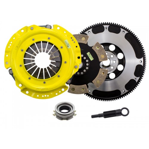 HD 6 Pad Unsprung Clutch and Streetlite Flywheel Kit Scion FR-S 2013 2.0 6Spd