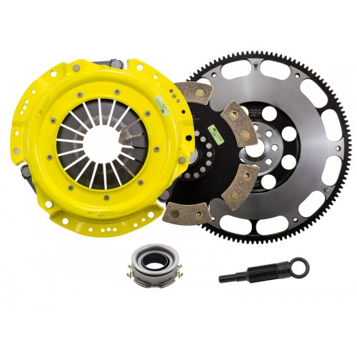 HD 6 Pad Unsprung Clutch and Prolite Flywheel Kit Scion FR-S 2013 2.0 6Spd