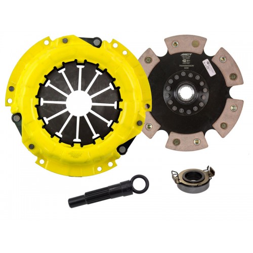 HD 6 Pad Unsprung Clutch Kit Toyota Matrix 03-08 1.8 5Spd/6Spd 2ZZ-FE 215mm