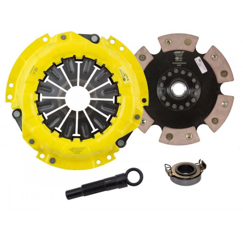 Xtreme 6 Pad Unsprung Clutch Kit Toyota Matrix 03-08 1.8 5Spd/6Spd 2ZZ-FE 215mm