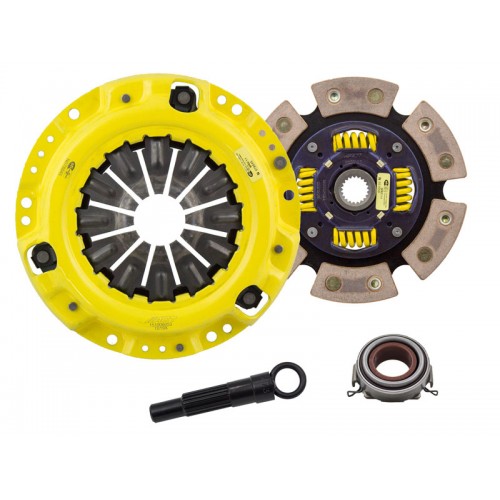 Xtreme 6 Pad Sprung Clutch Kit Toyota Corolla 86-87 4ALC DX,LE FWD and 88-4/91 1.6 Non-GTS 200mm