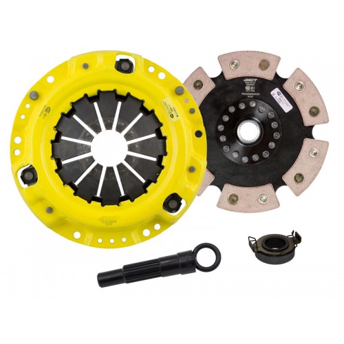 HD 6 Pad Unsprung Clutch Kit Toyota Corolla 5/91-8/92 1.6 Non GTS 200mm