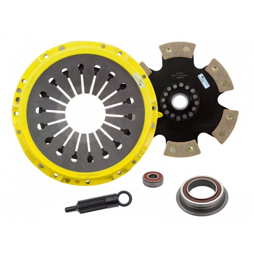 HD 6 Pad Unsprung Clutch Kit Toyota Soarer (JDM, JZZ30) 91-96 2.5 Turbo 1JZGTE (Pull Type) 236mm