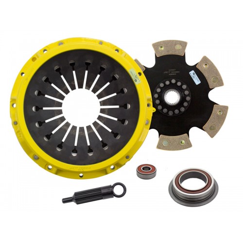 Xtreme 6 Pad Unsprung Clutch Kit Toyota Soarer (JDM, JZZ30) 91-96 2.5 Turbo 1JZGTE (Pull Type) 236mm