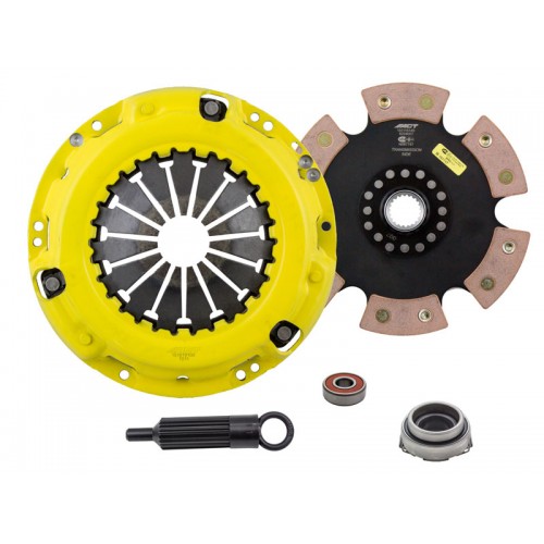 HD 6 Pad Unsprung Clutch Kit Toyota Van 8/88-90 4Y 2.2 224mm