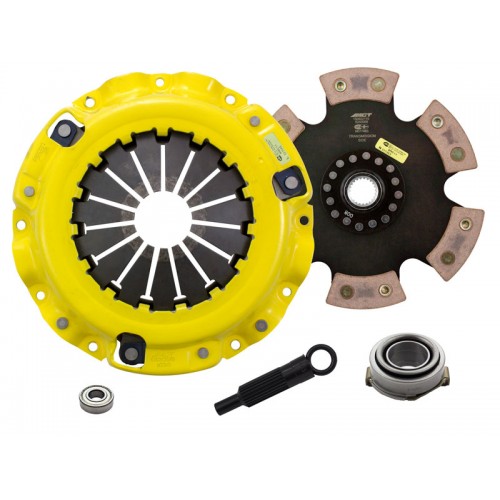 HD 6 Pad Unsprung Clutch Kit Mazda MX6 88-92 Turbo 225mm